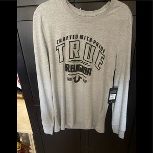 New True Religion Long Sleeve T- Shirt Size M